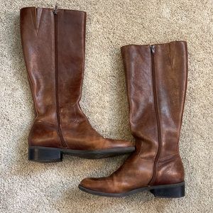 Brown Leather Boots
